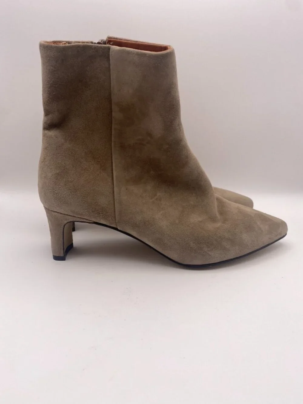 André Assous Women Winter Water Resistant Taupe Pointed Toe Bootie Sz 7.5